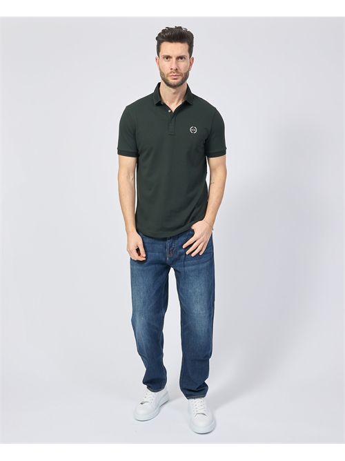 Armani Exchange slim fit stretch piqué polo ARMANI EXCHANGE | 8NZF91-ZJ81ZUB001